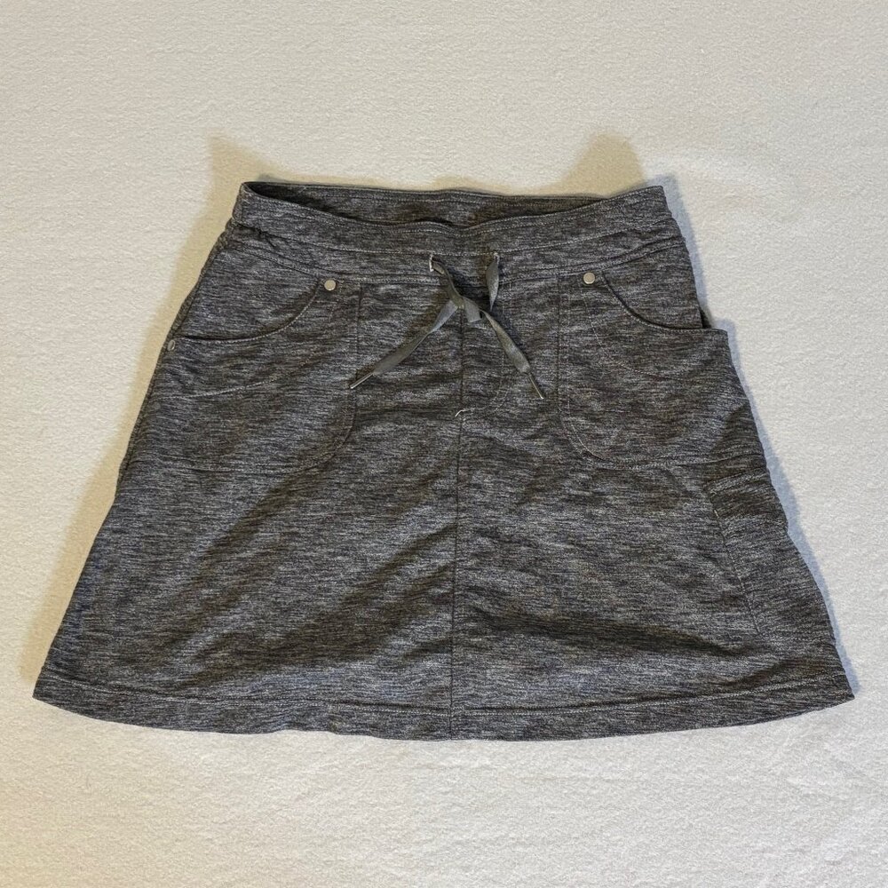 KUHL Skirt Women's XS Dark Gray Active Stretch Pockets Outdoor Hiking Lined